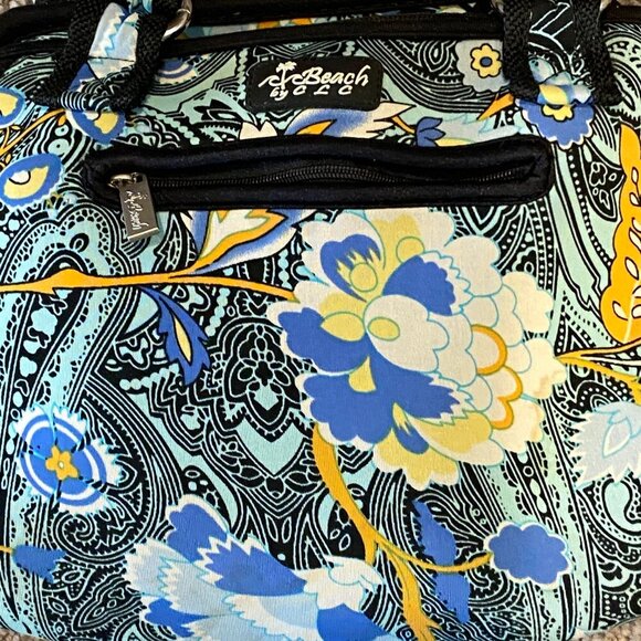 Beach by CLC Floral Neoprene Purse #231N - Picture 8 of 8